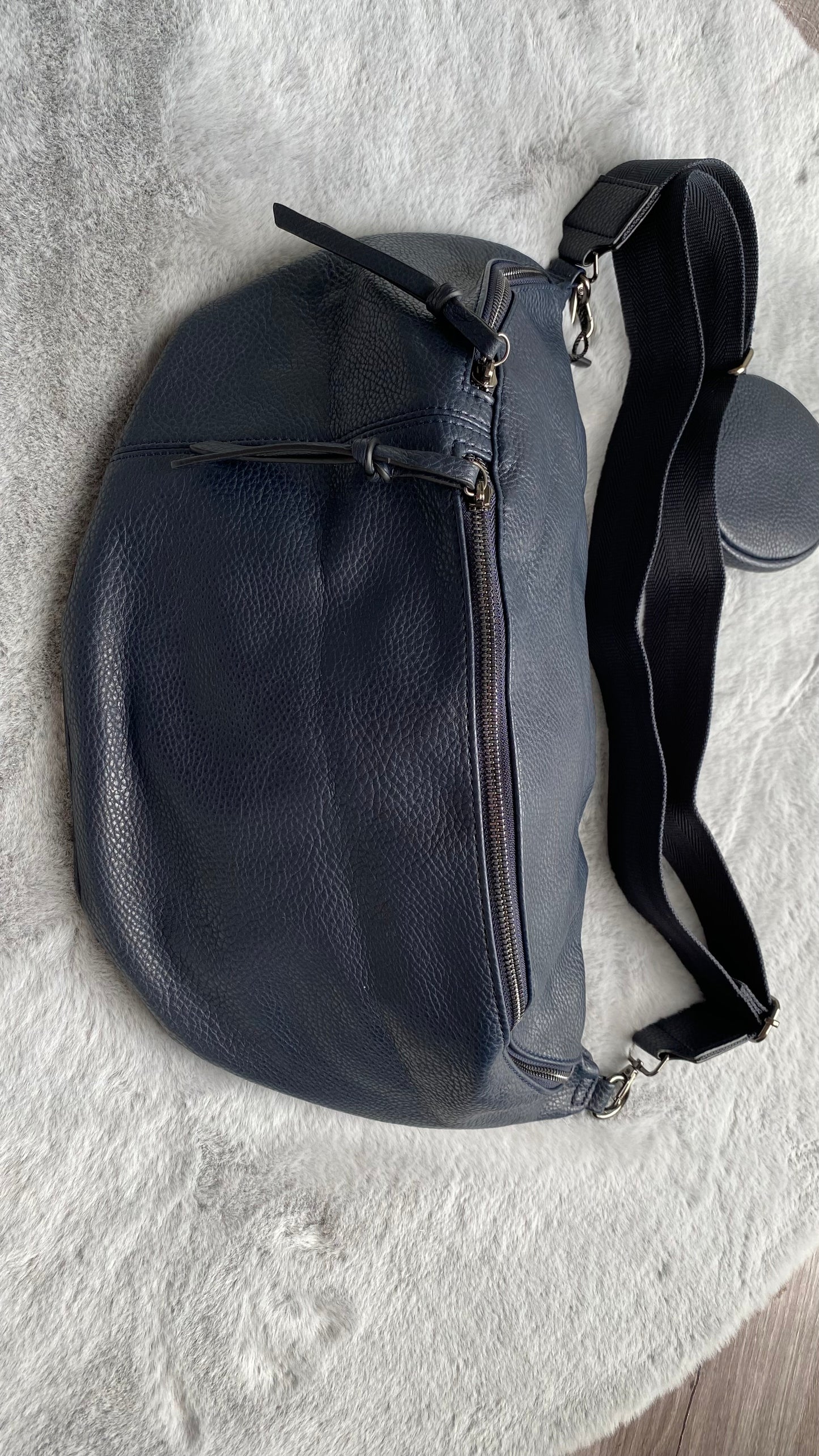 XXL Tasche /Umhängetasche/ Bauchtasche /Schultertasche /crossbody Bag in Dunkelblau