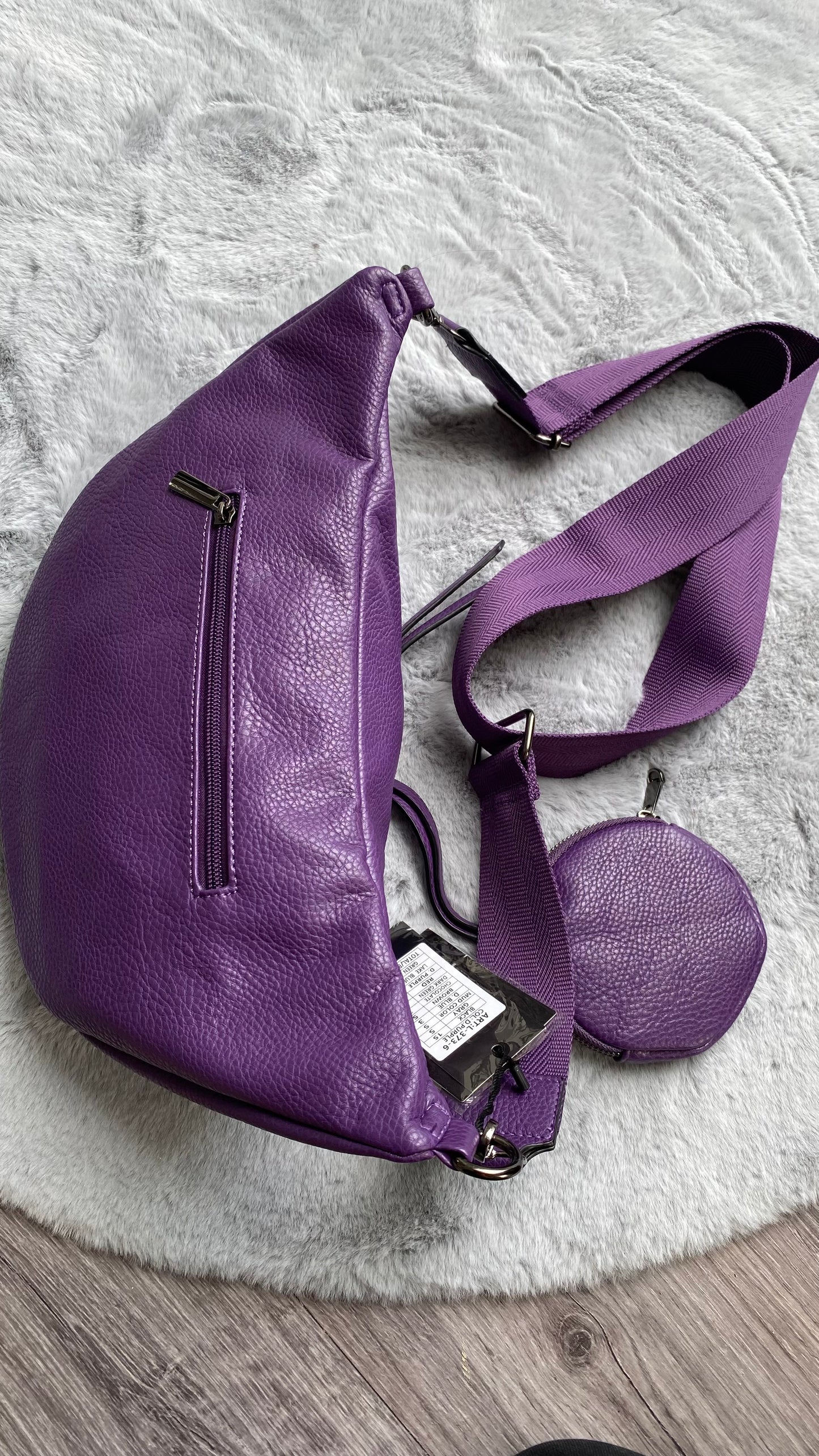 Neu Herbst/Winter Umhängetasche-crossbody bag -Schultertasche-Bauchtasche in Lila