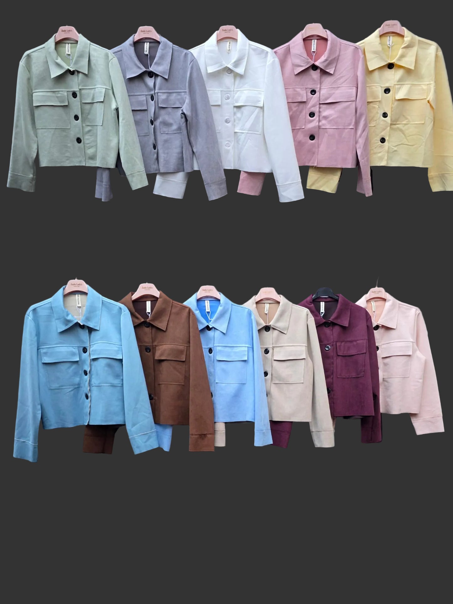 Übergangsjacke aus hochwertigem Wildleder-Imitat