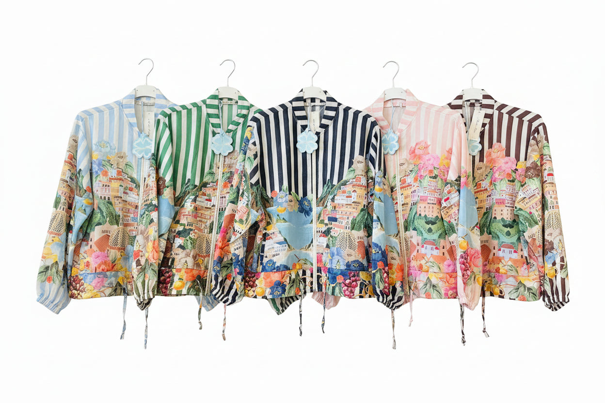 Damenjacke /Bunte Bluse