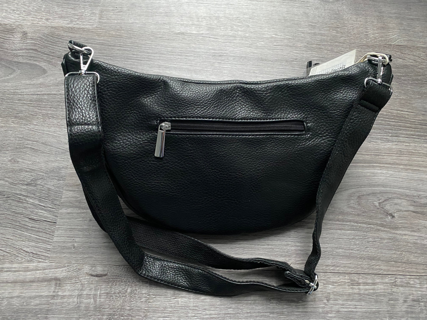 Damen Bauchtasche / Hüfttasche/ Umhängetasche/ Cross Body Bag in Schwarz