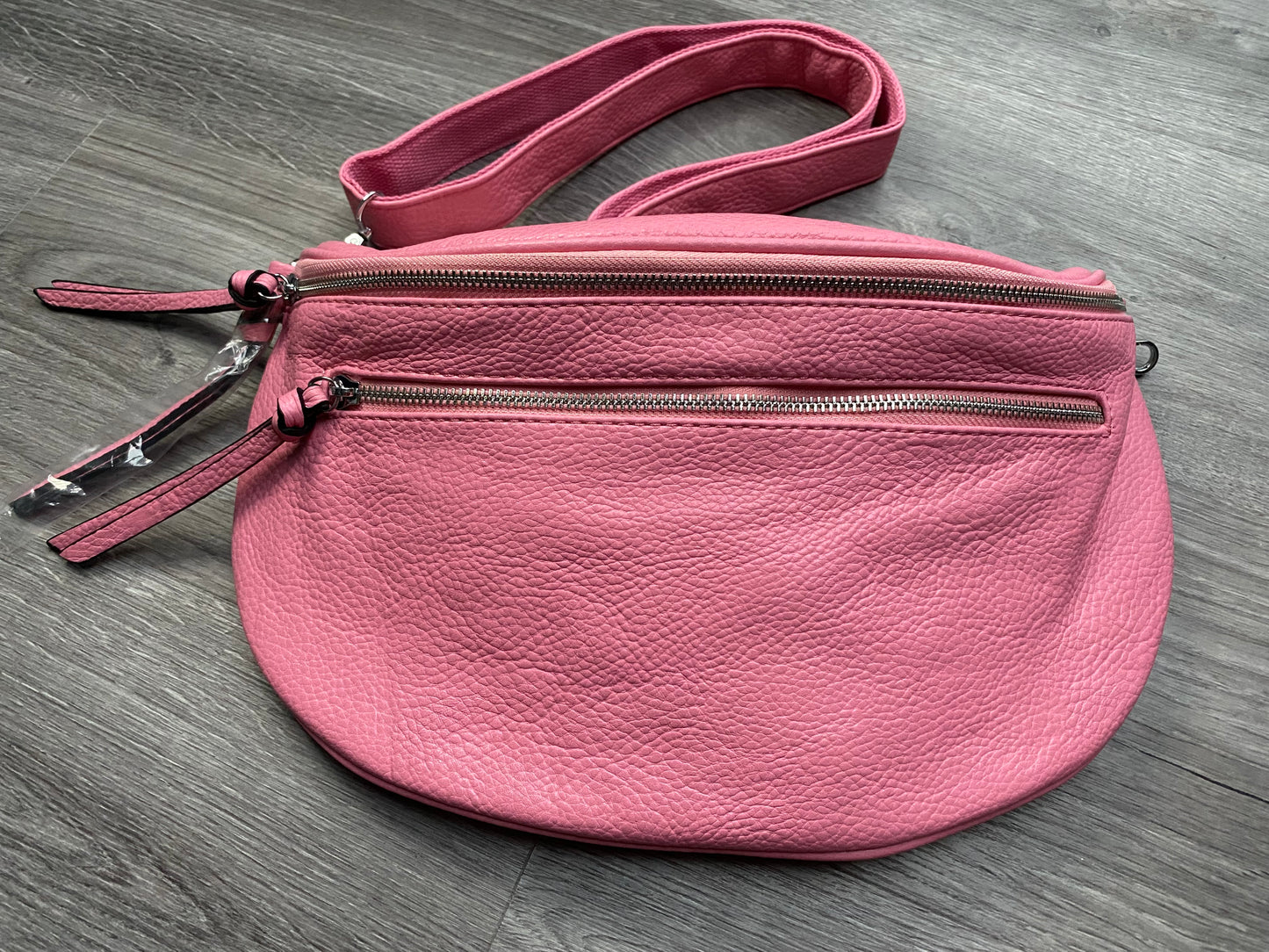 New Damen Umhängetasche- Bauchtasche -crossbody bag L in Rosa