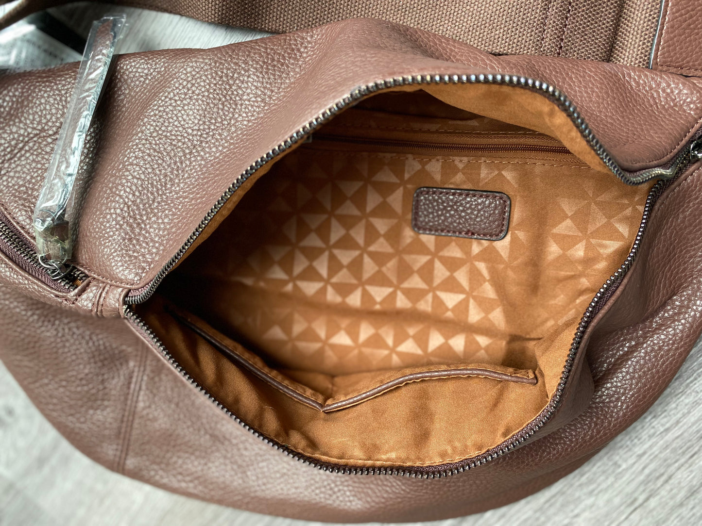 XXL Tasche -crossbody-Bauchtasche -Umhängetasche in Schokobraun