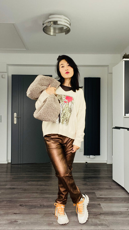Treddyfell- Handtasche in XXL ideal für Herbst/winter 2024
