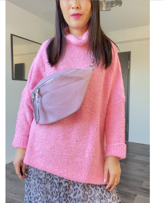 Neu 2024 Sommer Umhängetasche-crossbody bag -Schultertasche-Bauchtasche in Violett