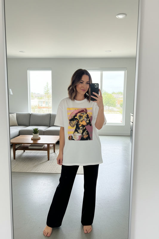 Damen Shirt mit Hund Motive