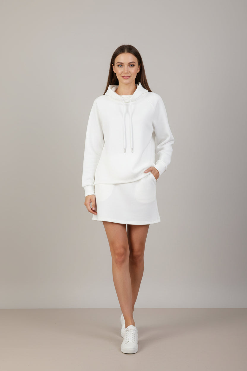 Damen-Sweatshirt mit Fließende Material