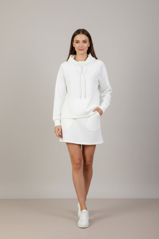 Damen-Sweatshirt mit Fließende Material