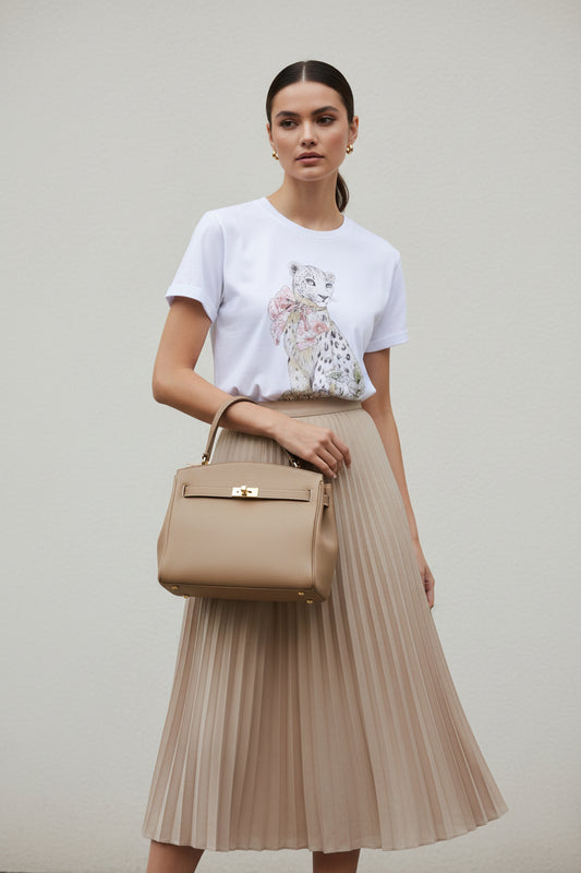 Damen T-Shirt mit Leopard