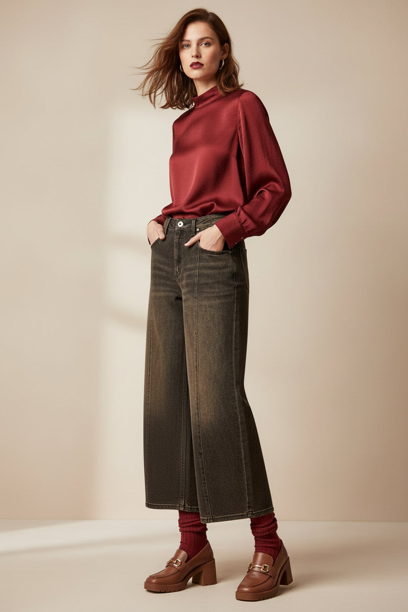 Damen Jeans in 70er -Look