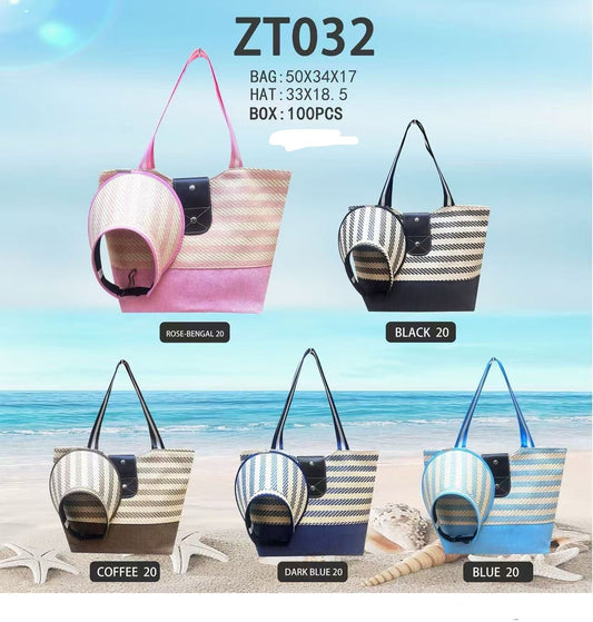 Damen Sommertasche + Hut Set