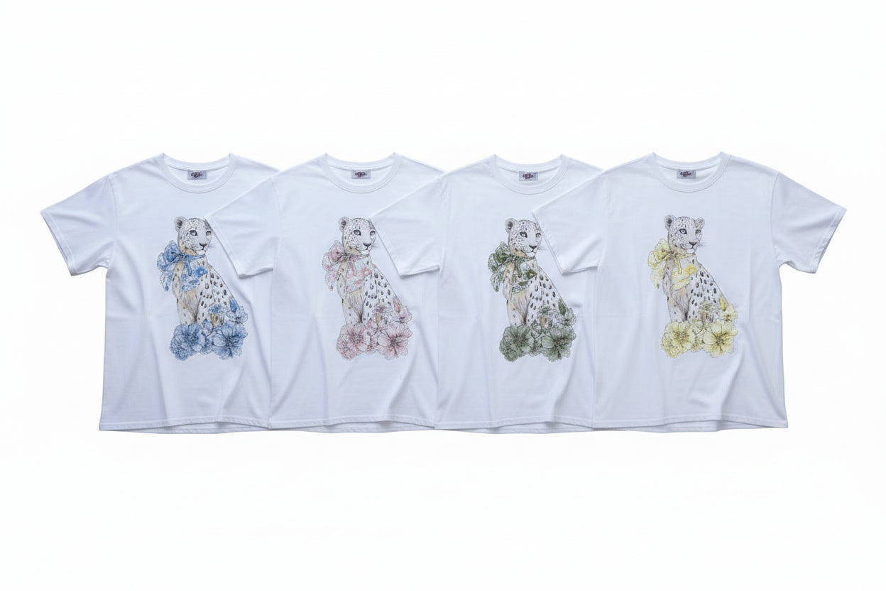 Damen T-Shirt mit Leopard