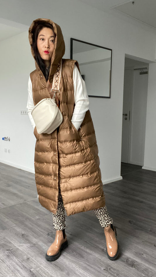 Damen Umhängetasche-Schultertasche-Bauchtasche mit vielem Stauraum aus Leder