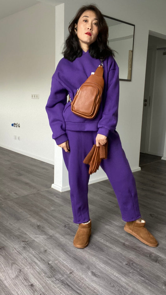 Universe Umhängetasche/Bauchtasche /Handytasche in Camel