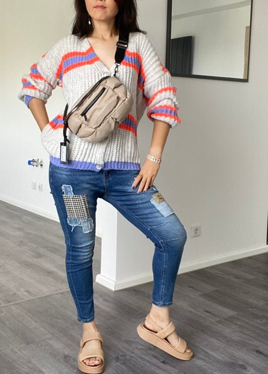 Damen Umhängetasche-Gestepptes Design-Schultertasche