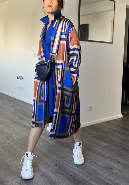 Bauchtasche-crossbody-Schultertasche-Hüfftasche -echtes Leder -Dunkelblau