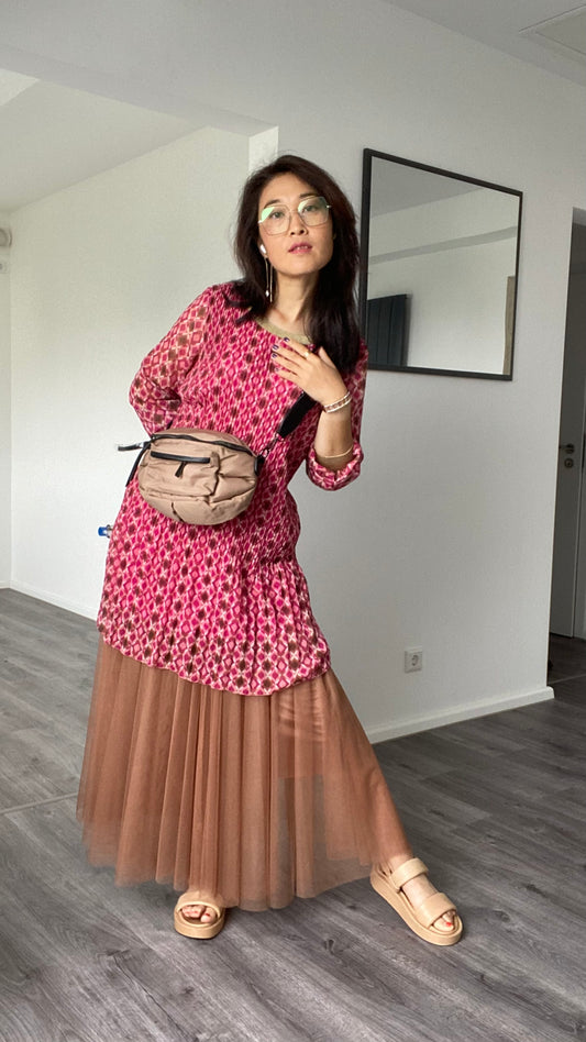 Damen Umhängetasche-Gestepptes Design-Schultertasche